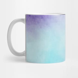 Blue and Purple Watercolor Splashes Mug